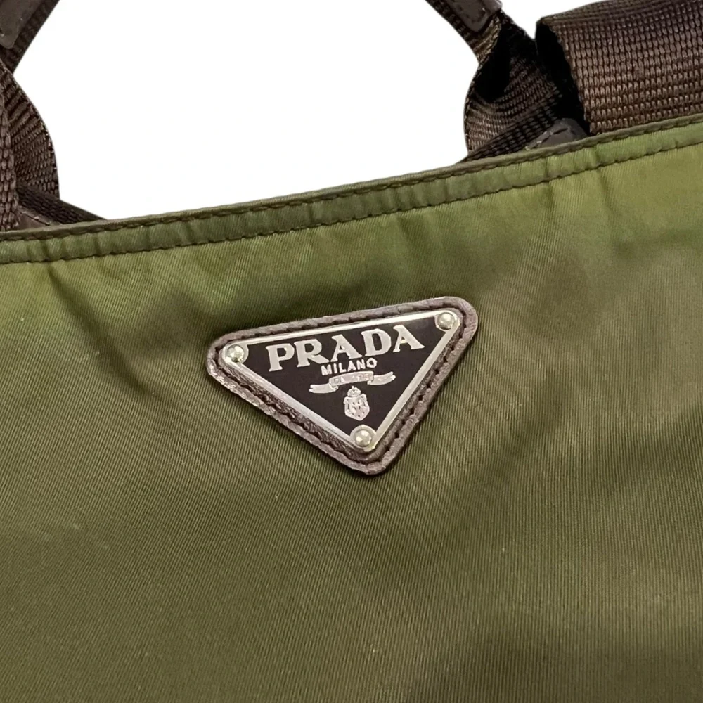 Prada Tessuto Nylon Logo Tote Bag - Picture 3 of 12